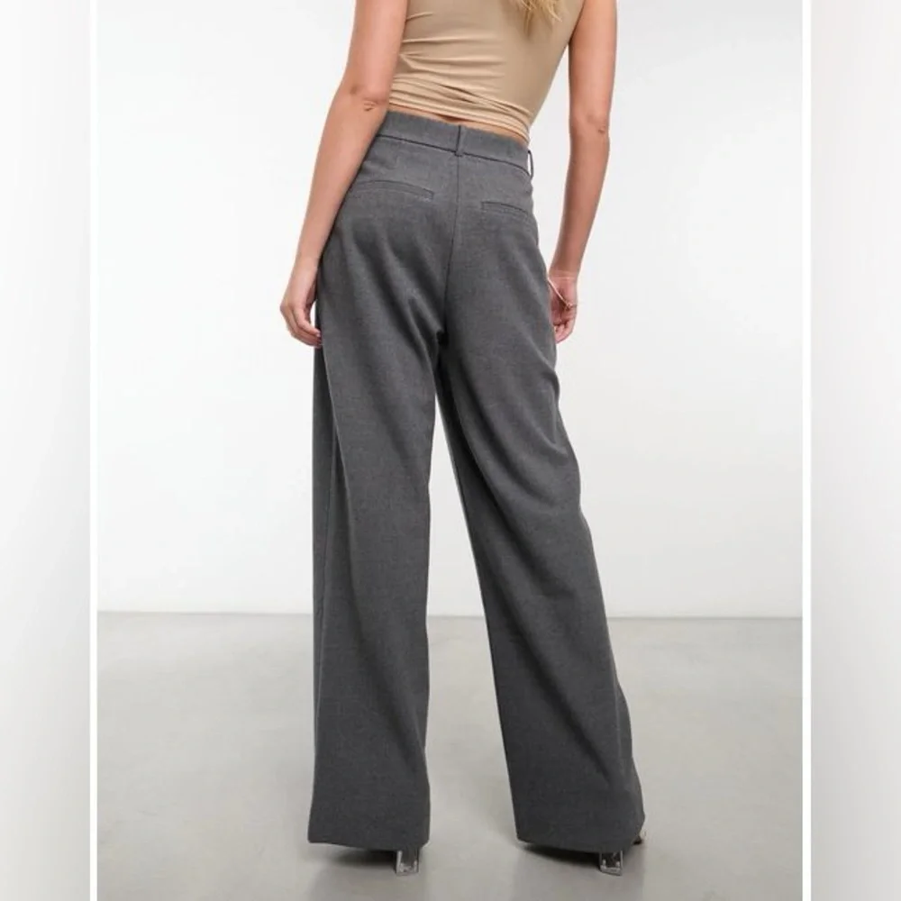 Abercrombie and Fitch Sloane Tailored Trousers Women’s Grey Size 30 / 10 LONG - Picture 2 of 8